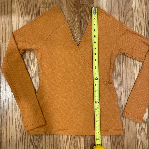 Anthropologie Maeve Burnt Orange Top - Picture 8 of 8